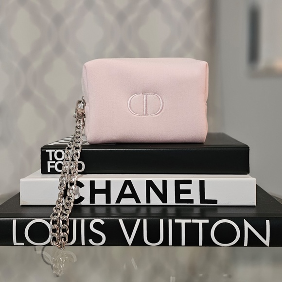 DIOR Pink Clutch Bag Purse with Silver Strap. New Wristlet 💖 - Picture 7 of 7